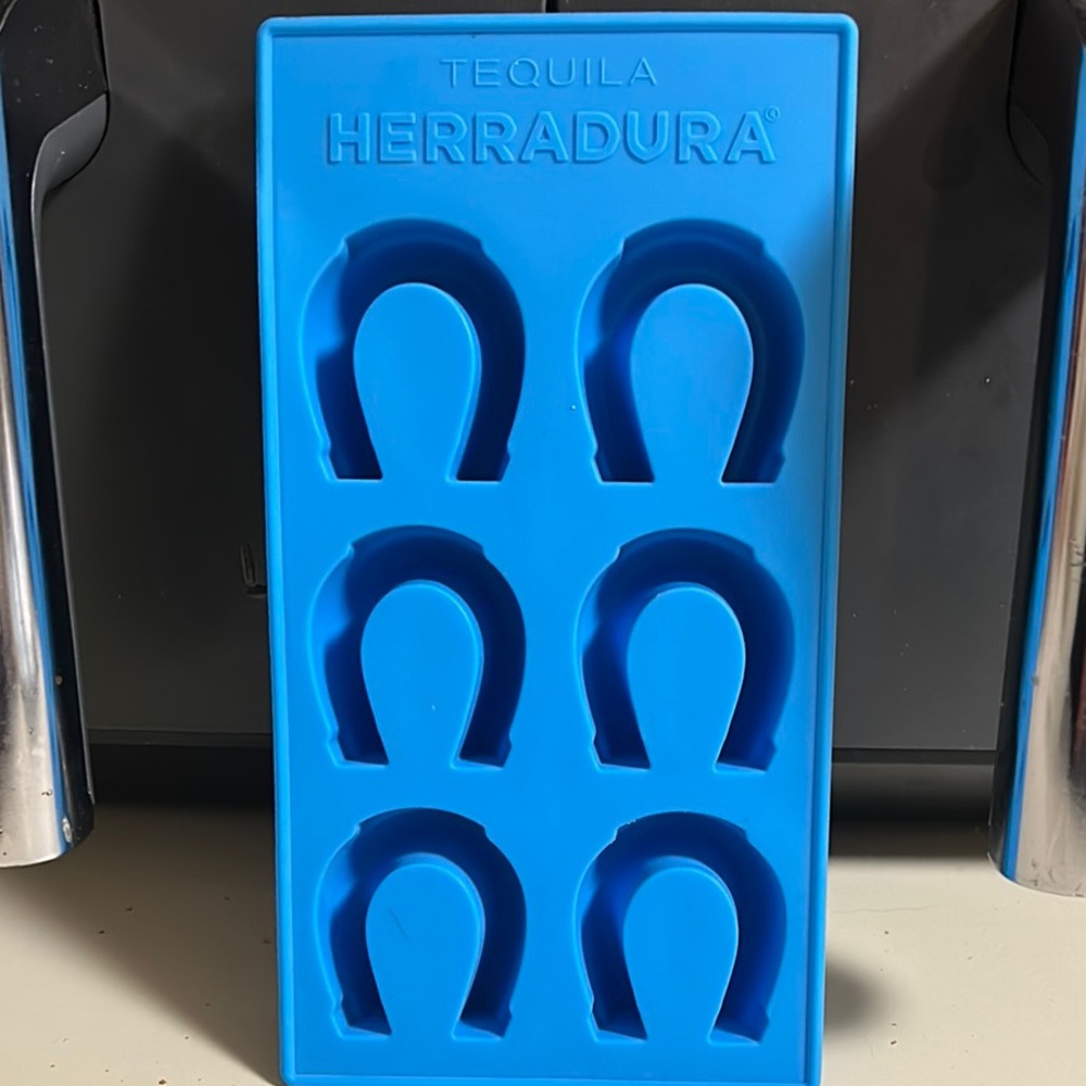 Herradura Blue Silicone Ice Tray — Never Used